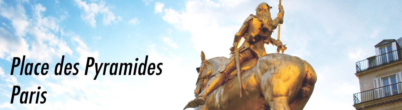 Statue de Jeanne d'Arc, place des Pyramides